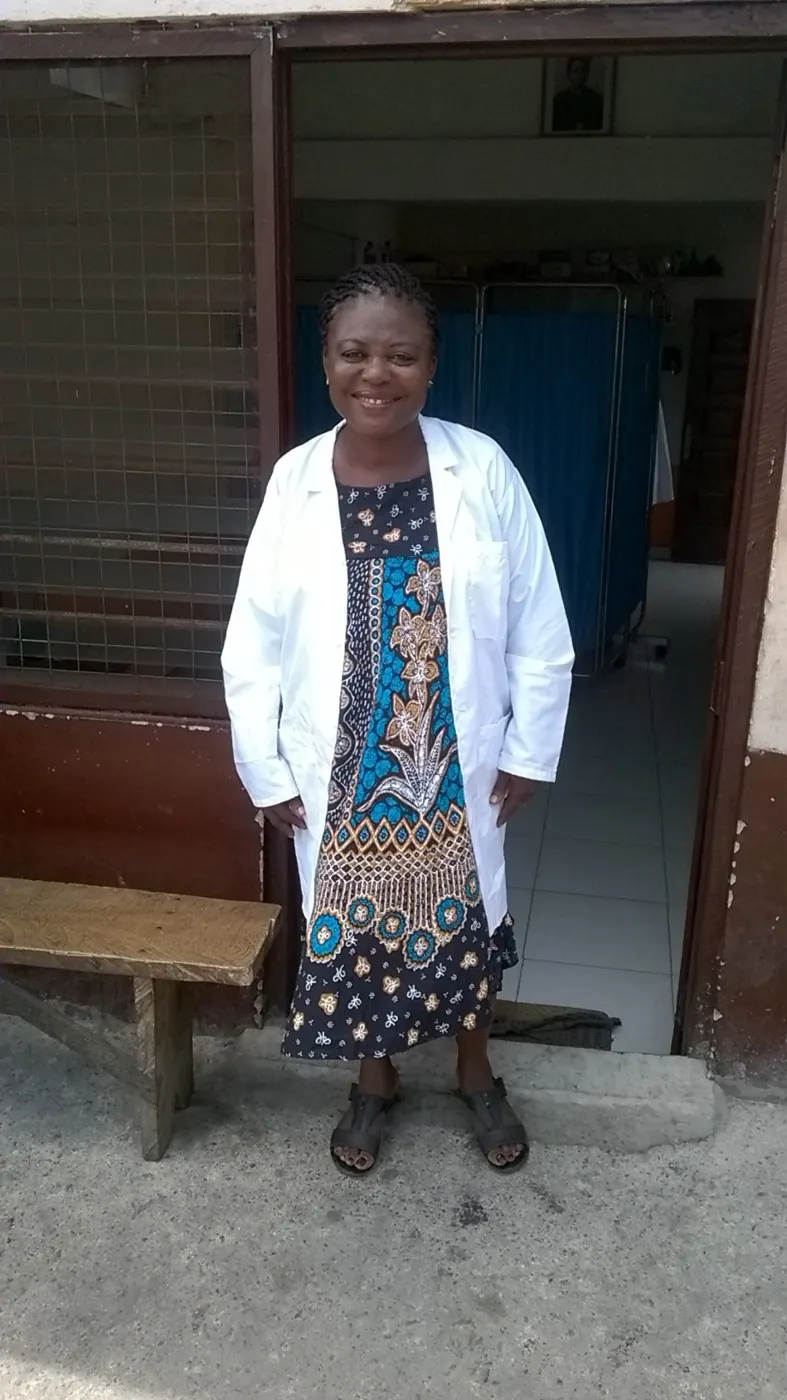 Theresa Ayensu, nurse of the Holy Bakhita clinic
